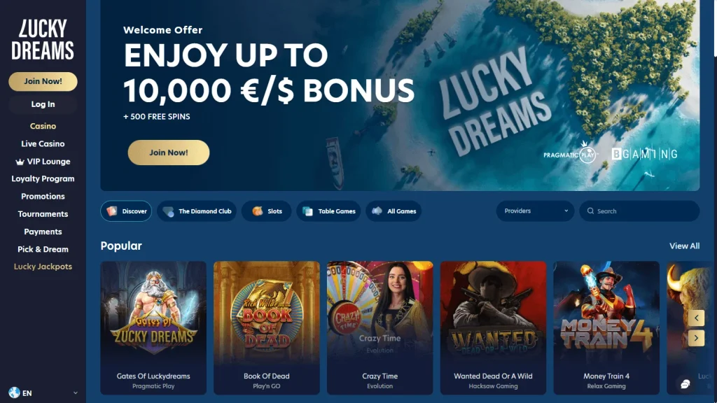 Lucky Dreams Casino Overview